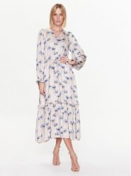 Bruuns Bazaar Sukienka codzienna Hamida BBW3259 Różowy Regular Fit. Czerwone sukienki damskie Bruuns Bazaar, na co dzień, bez wzorów, z wiskozy, bez kołnierzyka, bez ramiączek, proste. W wyprzedaży za 459.99 zł.