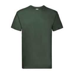 Męska Koszulka Super Premium. Zielone koszulki sportowe męskie Fruit of the Loom, m, bez wzorów, bez kołnierzyka, bez ramiączek, trekkingowe. Za 33.99 zł.