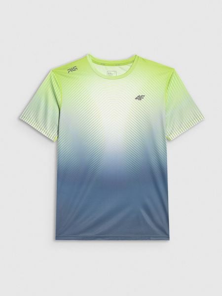 4F Koszulka szybkoschnąca z nadrukiem męska 4F x Robert Lewandowski - szara L. Szare koszulki sportowe męskie 4f, l, bez wzorów, z materiału, bez kołnierzyka, bez ramiączek, na fitness i siłownię. Za 149.99 zł.