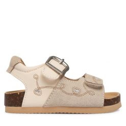 Sandały Mayoral. Brązowe sandały dziewczęce Mayoral, bez zapięcia. Za 179.99 zł.