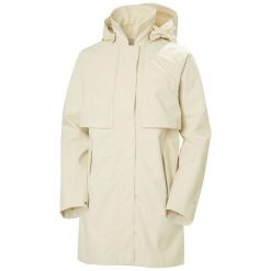 Kurtka przeciwdeszczowa damska Helly Hansen Lilja Rain. Białe kurtki damskie Helly Hansen, l, bez wzorów, bez kaptura. W wyprzedaży za 874.00 zł.