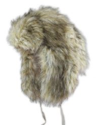 Czapka z Nausznikami, Beżowa z Futerkiem, Zimowa, Ciepła, Męska -JAREK. Brązowe czapki i kapelusze męskie Jarek, na zimę, bez wzorów, z futra. Za 85.00 zł.