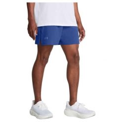 Spodenki do biegania męskie Under Armour Launch Elite 5". Niebieskie krótkie spodenki sportowe męskie Under Armour, m, bez wzorów, do biegania. Za 179.99 zł.