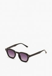 Czarne Casualowe Okulary Przeciwsłoneczne z Filtrem UV Cleata. Czarne okulary przeciwsłoneczne damskie Renee. Za 24.99 zł.
