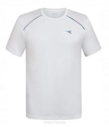 Koszulka tenisowa Diadora SS T-shirt Core. Białe koszulki sportowe męskie Diadora, xl, bez wzorów, z materiału, bez kołnierzyka, bez ramiączek, tenisowe. Za 83.99 zł.