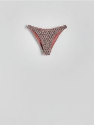 Dół od bikini - brudny róż. Czerwone bikini damskie Reserved, l, bez wzorów. W wyprzedaży za 19.99 zł.