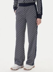 Guess Spodnie dresowe V6RB09 K2042 Granatowy Wide Leg. Niebieskie spodnie dresowe damskie Guess, m, z aplikacjami, z dresówki. Za 479.99 zł.