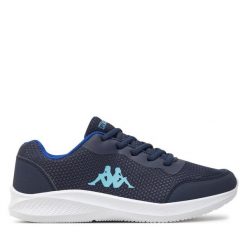 Sneakersy Kappa. Niebieskie trampki i tenisówki chłopięce Kappa, bez wzorów, bez zapięcia. Za 79.99 zł.