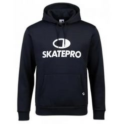 Odzież Bluza sportowa unisex SkatePro Tech Bluza z kapturem - 10-12 - Black /. Czarna bluzy damskie SKATEPRO, na zimę, bez wzorów, sportowe, bez kołnierzyka, bez ramiączek, z kapturem. Za 185.99 zł.