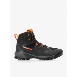 Buty trekkingowe męskie Mammut Sapuen High GTX. Szare trekkingi męskie Mammut. Za 840.35 zł.