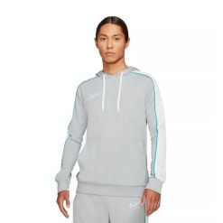 Męska Bluza Z Kapturem NK Dry Academy. Szare bluzy męskie Nike, l, bez wzorów, z kapturem. Za 199.99 zł.