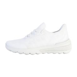 Tenisówki Geox Model D Spherica Actif A Kolor Biały. Białe obuwie sportowe damskie Geox, bez wzorów, z tkaniny, tenisowe. W wyprzedaży za 445.45 zł.