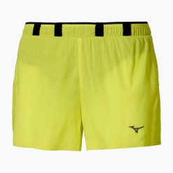 Spodenki do biegania męskie Mizuno Tech Light Split 1.5. Żółte krótkie spodenki sportowe męskie Mizuno, m, bez wzorów, do biegania. Za 279.99 zł.