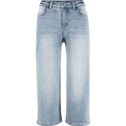 Dżinsy CULOTTE z klasycznego denimu bonprix niebieski. Niebieskie jeansy damskie bonprix. Za 49.99 zł.