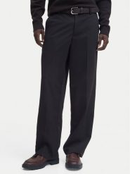 Jack & Jones Chinosy Bill 12293368 Czarny Wide Leg. Czarne eleganckie spodnie męskie Jack & Jones, m, bez wzorów, z syntetyku. Za 159.99 zł.
