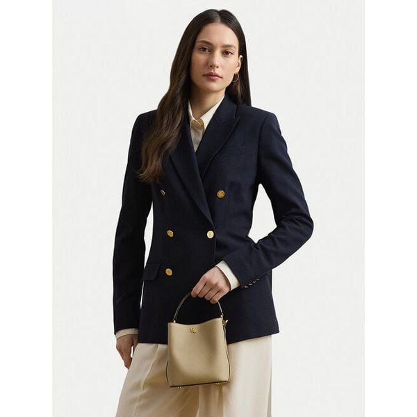 Torebka LAUREN RALPH LAUREN. Brązowe torebki do ręki damskie Lauren Ralph Lauren, bez wzorów, klasyczne, bez dodatków. Za 719.99 zł.