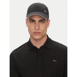 Czapka z daszkiem Paul&Shark. Czarne czapki i kapelusze męskie PAUL&SHARK, bez wzorów. Za 259.99 zł.