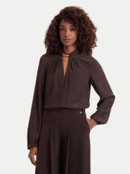 Marciano Guess Bluzka G6YH11 W3136 Brązowy Regular Fit. Brązowe koszule damskie Marciano Guess, z aplikacjami, z wiskozy, bez kołnierzyka, bez ramiączek. Za 589.99 zł.