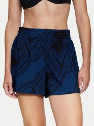 Triumph Szorty materiałowe Beach MyWear 10222167 Granatowy Regular Fit. Niebieskie szorty damskie Triumph, bez wzorów, z materiału. Za 69.99 zł.