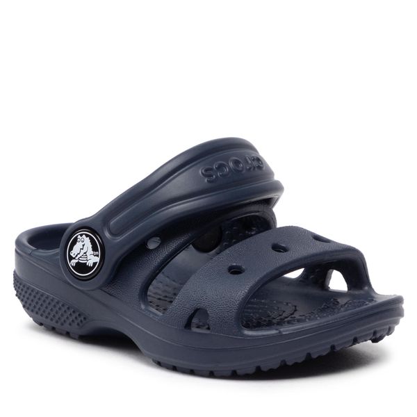 Sandały Crocs. Niebieskie sandały chłopięce Crocs, bez zapięcia. Za 119.99 zł.