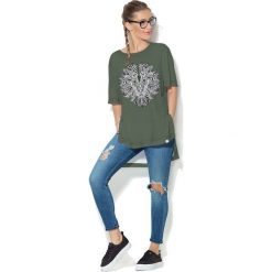 Colour Pleasure Koszulka CP-033 208 zielona r. uniwersalny. T-shirty damskie marki Colour Pleasure. Za 76.57 zł.
