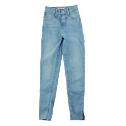 Levi Strauss damskie super wąskie spodnie jeansowe Mile High. Niebieskie spodnie sportowe damskie Levi's, l, bez wzorów, z jeansu. Za 149.06 zł.