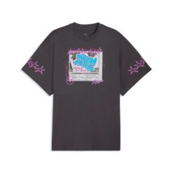 T-shirty Puma Melo x Hive II. Szare t-shirty męskie Puma, l, bez wzorów, z dresówki, sportowe, bez kołnierzyka. Za 219.00 zł.