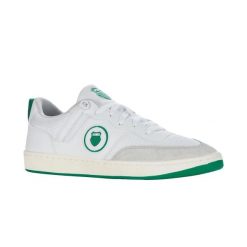 Buty sportowe męskie K-Swiss K-Varsity sneakersy trampki białe (09075-970-M). Białe trampki męskie K-SWISS, bez wzorów, sportowe, bez zapięcia. Za 189.00 zł.