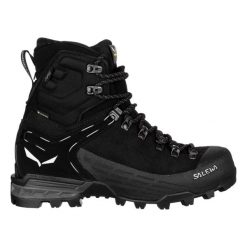 Damskie buty trekkingowe Salewa Ortles Ascent Mid Gtx. Czarne trekkingi damskie Salewa, na zimę, trekkingowe, gore-tex. Za 1,464.00 zł.