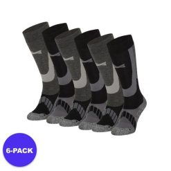 Skarpety narciarskie dla dorosłych unisex 6 par. Czarne skarpety damskie XTREME, bez wzorów, z materiału. W wyprzedaży za 293.45 zł.