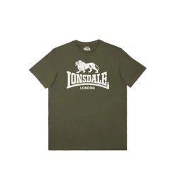 T-shirt Lonsdale Logo. Brązowe t-shirty męskie Lonsdale, m, bez wzorów, z bawełny, sportowe, bez kołnierzyka. Za 137.50 zł.