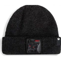 Czapka beanie Goorin Bros The Misfit czarna. Czarne czapki i kapelusze męskie Goorin Bros, bez wzorów. Za 181.89 zł.