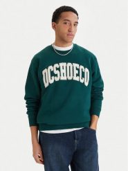 DC Shoes Bluza Varsity EDYFT03547 Zielony Regular Fit. Zielone bluzy męskie DC Shoes, m, bez wzorów, z bawełny, bez kaptura. Za 299.99 zł.