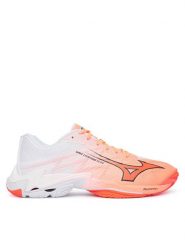 Mizuno Buty halowe Wave Lightning Elite V1GA2600 Koralowy. Pomarańczowe buty sportowe męskie Mizuno, z materiału, bez zapięcia. Za 689.99 zł.
