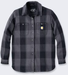 Koszula Wierzchnia Carhartt Twill Shirt Jac Black. Czarne koszule męskie Carhartt, m, bez wzorów, bez kołnierzyka, bez ramiączek. Za 265.11 zł.