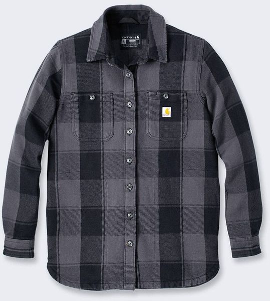 Koszula Wierzchnia Carhartt Twill Shirt Jac Black. Czarne koszule męskie Carhartt, m, bez wzorów, bez kołnierzyka, bez ramiączek. Za 265.11 zł.