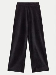 United Colors Of Benetton Spodnie palazzo 4DZBCF02Q Czarny Regular Fit. Czarne spodnie materiałowe dla dziewczynek United Colors Of Benetton, bez wzorów, z bawełny. Za 99.99 zł.