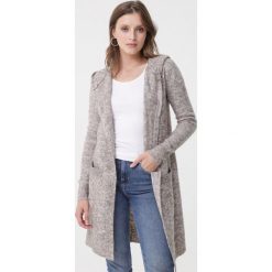 Beżowy Kardigan Charley. Brązowe kardigany damskie Born2be, l, bez wzorów, długie. Za 119.99 zł.