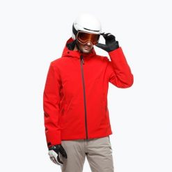Kurtka narciarska męska Dainese Avera Dermizax EV Core Ready. Czerwone kurtki sportowe męskie Dainese, na zimę, l, bez wzorów, z materiału, narciarskie, Dermizax. Za 1,679.00 zł.