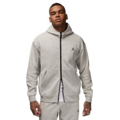Męska bluza z kapturem Air Jordan Sport Hoop Fleece Dri-FIT FV8602-050. Szare bluzy sportowe męskie Jordan, m, bez wzorów, z kapturem, do koszykówki, dri-fit (nike). Za 430.10 zł.