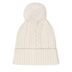 Czapka Jenny Fairy. Białe czapki i kapelusze damskie Jenny Fairy, na zimę, bez wzorów. Za 49.99 zł.