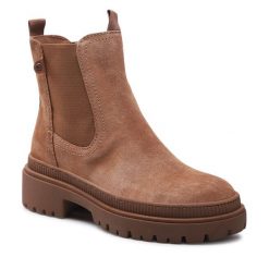 Sztyblety Lasocki. Brązowe botki damskie Lasocki, bez obcasa, na płaskiej podeszwie, bez zapięcia. Za 137.99 zł.