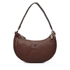 Torebka Guess. Brązowe torebki do ręki damskie Guess, z aplikacjami, klasyczne, bez dodatków. Za 584.99 zł.