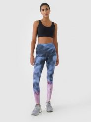 4F Legginsy treningowe z wysokim stanem damskie - multikolor XL. Legginsy damskie 4f, s, bez wzorów, z dzianiny, z podwyższonym stanem, na fitness i siłownię. W wyprzedaży za 129.99 zł.