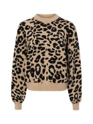Noisy May Sweter - NMCharlott Kobiety beżowy, XS. Brązowe swetry damskie Noisy may, xs, bez wzorów, klasyczne, bez kołnierzyka, bez ramiączek, bez kaptura. Za 249.95 zł.