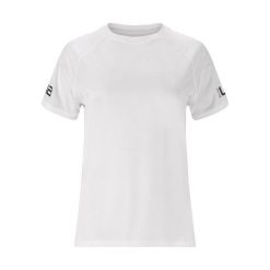 Damska koszulka termoaktywna Elite Lab LAB. Białe koszulki sportowe damskie ELITE LAB, bez wzorów, bez kołnierzyka, bez ramiączek, trekkingowe. Za 150.00 zł.