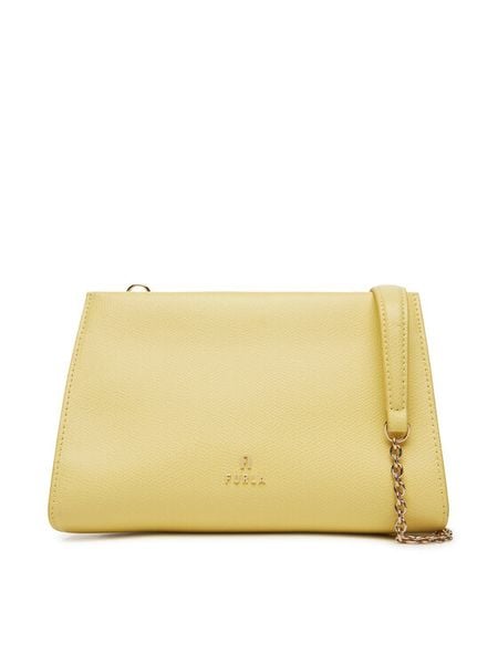 Furla Torebka WE00774 ARE000 3684S Żółty. Żółte torebki do ręki damskie Furla, bez wzorów, ze skóry, wizytowe, bez dodatków. Za 549.99 zł.