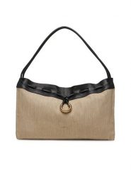 Coccinelle Torebka SCB 13 01 01 846 Beżowy. Brązowe torebki do ręki damskie Coccinelle, bez wzorów, z materiału, bez dodatków. Za 939.99 zł.