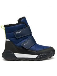 Geox Śniegowce J Trekkyup B Abx J46MBF 0FU54 C0749 M Granatowy. Niebieskie buty zimowe chłopięce Geox, bez wzorów, z materiału, bez zapięcia. Za 239.99 zł.