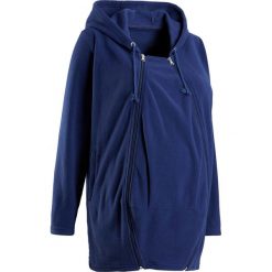Bluza z polaru ciążowa, z wstawką niemowlęcą bonprix kobaltowy. Bluzy dla dziewczynek marki bonprix. Za 129.99 zł.